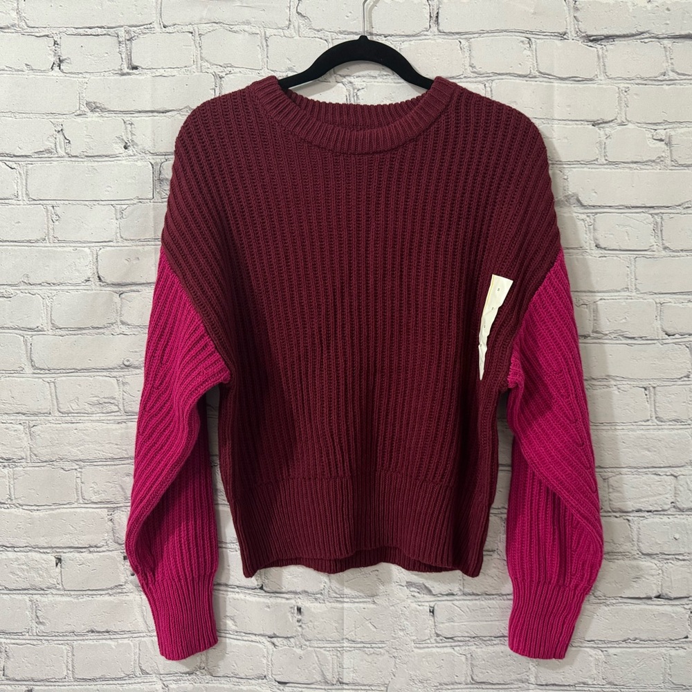 NWT Color Block Women’s Sweater